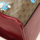 GUCCI GUCCI × Doraemon Micro GG Supreme Bag PVC 2way Beige 653952 Auth 190041M-14