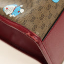 GUCCI GUCCI × Doraemon Micro GG Supreme Bag PVC 2way Beige 653952 Auth 190041M-16