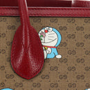 GUCCI GUCCI × Doraemon Micro GG Supreme Bag PVC 2way Beige 653952 Auth 190041M-18
