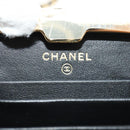 CHANEL Matelasse Chain Shoulder Pouch Patent leather Black CC Auth 190043SAM-22