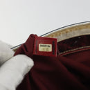 CHANEL Choco Bar Chain Shoulder Tote Bag Canvas Navy Silver CC Auth 190045A-21