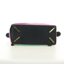 LOEWE Anagram Puzzle Bag Small Bag Leather 2way Multicolor Gold Auth 190046M-5