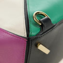 LOEWE Anagram Puzzle Bag Small Bag Leather 2way Multicolor Gold Auth 190046M-18