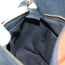 LOEWE Anagram Puzzle Bag Small Bag Leather 2way Multicolor Gold Auth 190046M-27