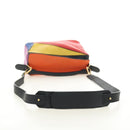 LOEWE Anagram Puzzle Bag Small Bag Leather 2way Multicolor Gold Auth 190046M-8