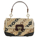 LOUIS VUITTON Monogram Charm Pochette Lover Bag Ivory M95194 LV Auth 190047SAV-13