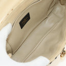 LOUIS VUITTON Monogram Charm Pochette Lover Bag Ivory M95194 LV Auth 190047SAV-9