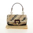 LOUIS VUITTON Monogram Charm Pochette Lover Bag Ivory M95194 LV Auth 190047SAV-12