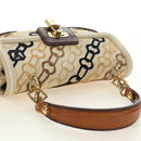 LOUIS VUITTON Monogram Charm Pochette Lover Bag Ivory M95194 LV Auth 190047SAV-6
