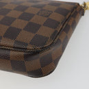 LOUIS VUITTON Damier Ebene Pochette Accessoires Pouch N41206 LV Auth 190053-15