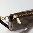 LOUIS VUITTON Damier Ebene Pochette Accessoires Pouch N41206 LV Auth 190053-10