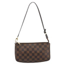 LOUIS VUITTON Damier Ebene Pochette Accessoires Pouch N41206 LV Auth 190053-13