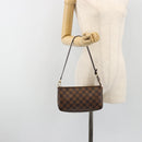 LOUIS VUITTON Damier Ebene Pochette Accessoires Pouch N41206 LV Auth 190053-21
