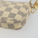 LOUIS VUITTON Damier Azur Mini Pochette Accessoires Pouch N63005 LV Auth 190056-16