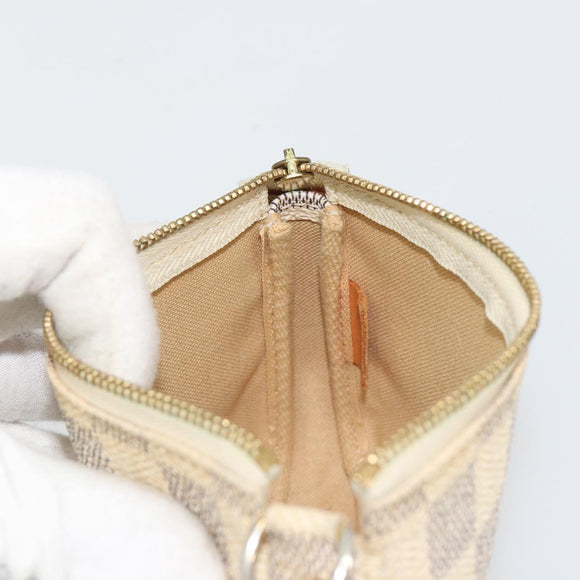 LOUIS VUITTON Damier Azur Mini Pochette Accessoires Pouch N63005 LV Auth 190056