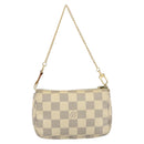 LOUIS VUITTON Damier Azur Mini Pochette Accessoires Pouch N63005 LV Auth 190056-2
