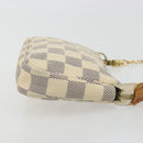 LOUIS VUITTON Damier Azur Mini Pochette Accessoires Pouch N63005 LV Auth 190056-3