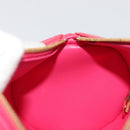 LOUIS VUITTON Monogram Vernis Bedford Bag Fuchsia Pink M91255 LV Auth 190057A-19