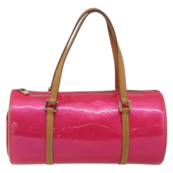 LOUIS VUITTON Monogram Vernis Bedford Bag Fuchsia Pink M91255 LV Auth 190057A