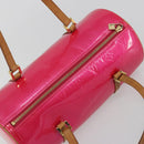 LOUIS VUITTON Monogram Vernis Bedford Bag Fuchsia Pink M91255 LV Auth 190057A-6