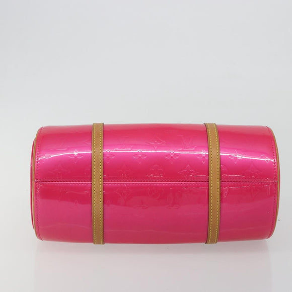 LOUIS VUITTON Monogram Vernis Bedford Bag Fuchsia Pink M91255 LV Auth 190057A