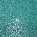 HERMES Picotan Lock GM Hand Bag Taurillon Clemence Green Silver Auth 190070SAM-19