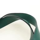 HERMES Picotan Lock GM Hand Bag Taurillon Clemence Green Silver Auth 190070SAM-8