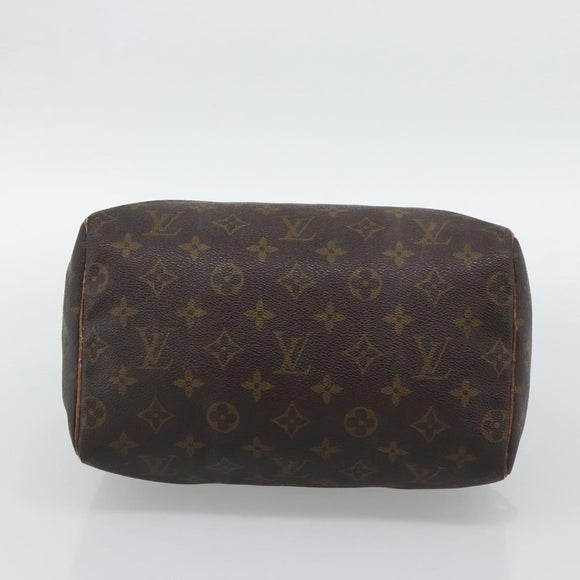 LOUIS VUITTON Monogram Speedy 25 Hand Bag M41528 LV Auth 190071