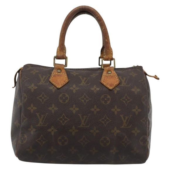 LOUIS VUITTON Monogram Speedy 25 Hand Bag M41528 LV Auth 190071