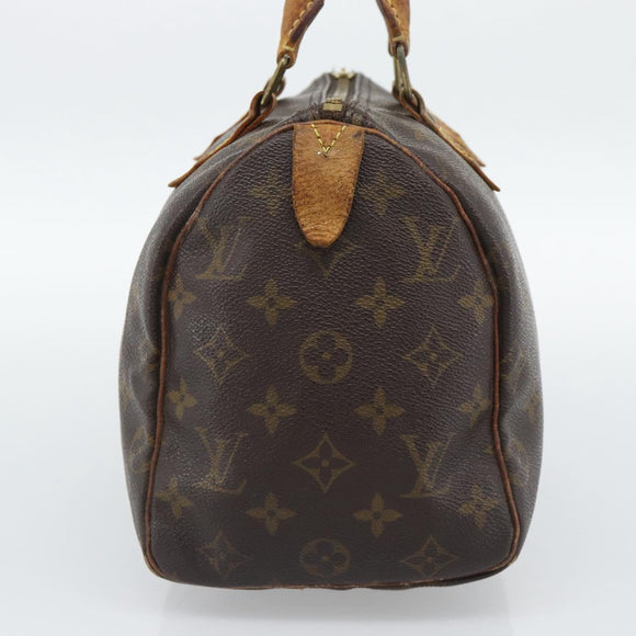 LOUIS VUITTON Monogram Speedy 25 Hand Bag M41528 LV Auth 190071