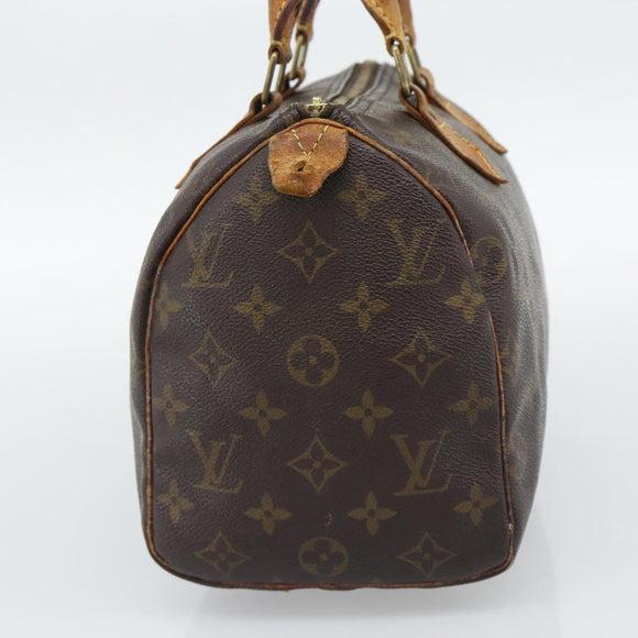 LOUIS VUITTON Monogram Speedy 25 Hand Bag M41528 LV Auth 190071
