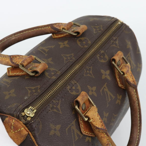 LOUIS VUITTON Monogram Speedy 25 Hand Bag M41528 LV Auth 190071