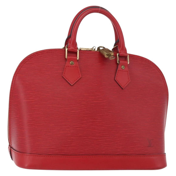 LOUIS VUITTON Epi Alma Hand Bag Castilian Red M52147 LV Auth 190072V