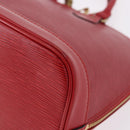 LOUIS VUITTON Epi Alma Hand Bag Castilian Red M52147 LV Auth 190072V-13