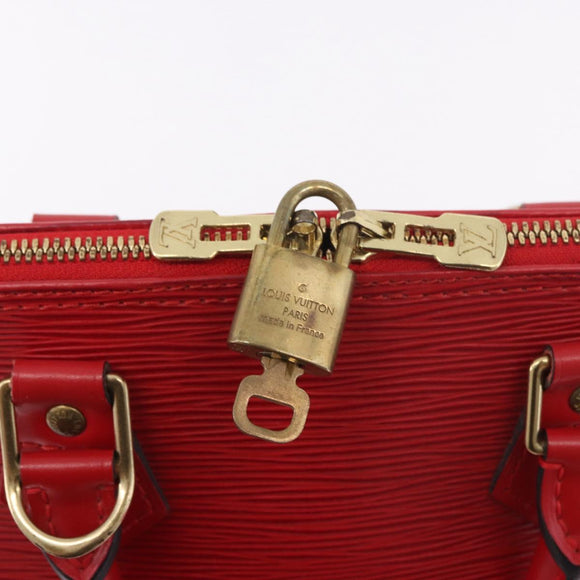 LOUIS VUITTON Epi Alma Hand Bag Castilian Red M52147 LV Auth 190072V