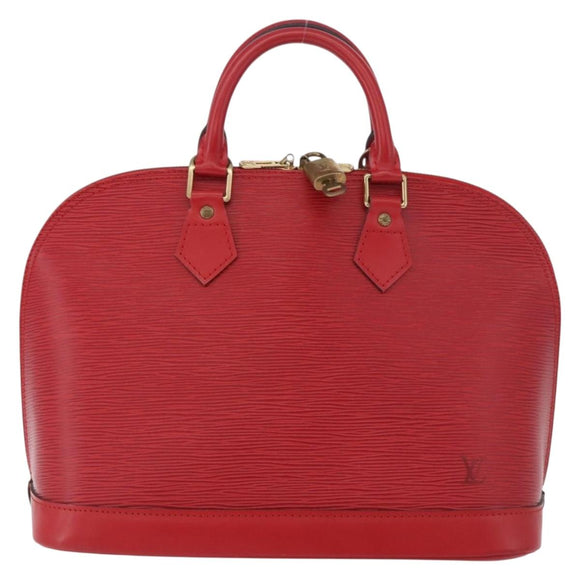 LOUIS VUITTON Epi Alma Hand Bag Castilian Red M52147 LV Auth 190072V
