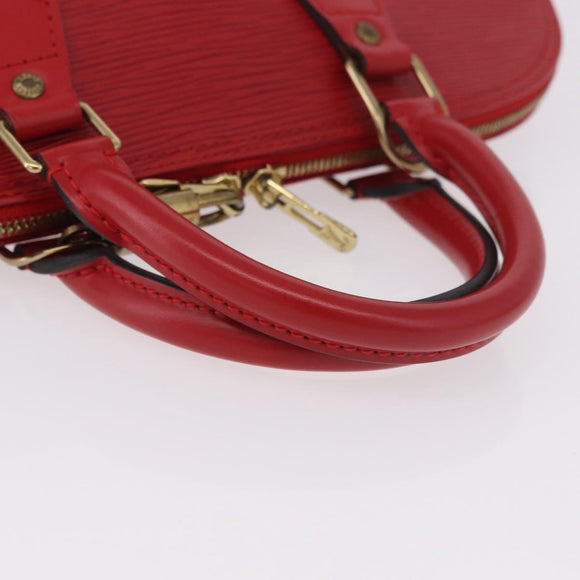 LOUIS VUITTON Epi Alma Hand Bag Castilian Red M52147 LV Auth 190072V