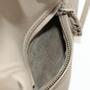 CELINE Luggage Small Square Phantom Hand Bag Leather Beige Auth 190074M-20