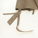 CELINE Luggage Small Square Phantom Hand Bag Leather Beige Auth 190074M-21