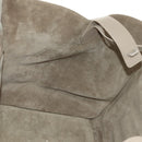 CELINE Luggage Small Square Phantom Hand Bag Leather Beige Auth 190074M-24
