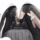 PRADA Hand Bag Patent Leather Beige Silver Auth 190075A-22