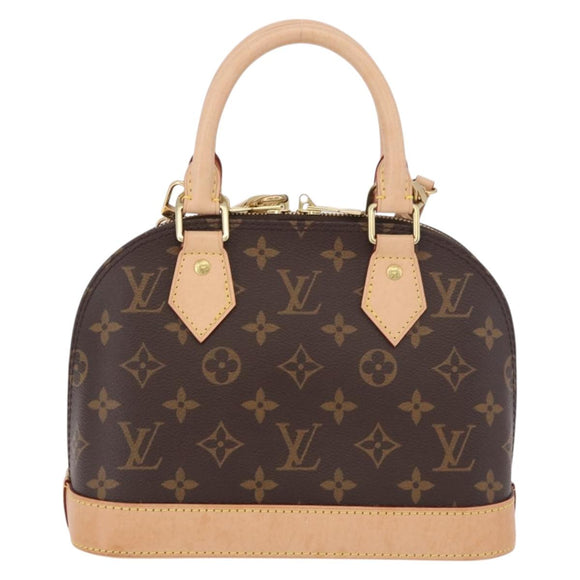 LOUIS VUITTON Monogram Alma BB Hand Bag 2way M53152 LV Auth 190077SAM