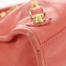 BALENCIAGA Giant Mini City Hand Bag Leather 2way Pink Gold 309544 Auth 190081SAM-10