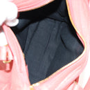 BALENCIAGA Giant Mini City Hand Bag Leather 2way Pink Gold 309544 Auth 190081SAM-11