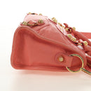 BALENCIAGA Giant Mini City Hand Bag Leather 2way Pink Gold 309544 Auth 190081SAM-4