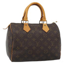 LOUIS VUITTON Monogram Speedy 25 Hand Bag M41528 LV Auth 190084A-1