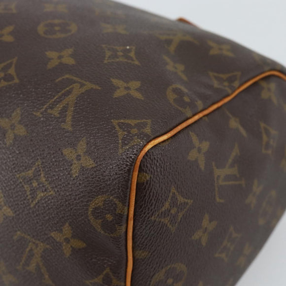 LOUIS VUITTON Monogram Speedy 25 Hand Bag M41528 LV Auth 190084A