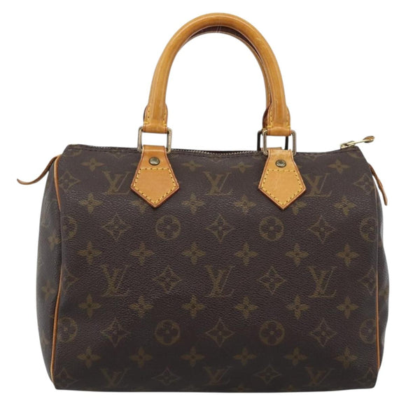 LOUIS VUITTON Monogram Speedy 25 Hand Bag M41528 LV Auth 190084A
