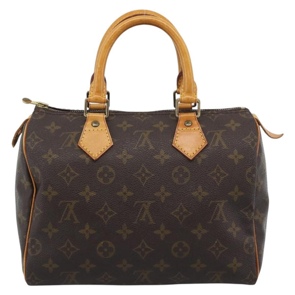 LOUIS VUITTON Monogram Speedy 25 Hand Bag M41528 LV Auth 190084A