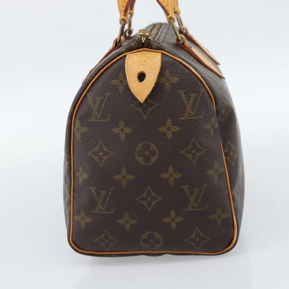 LOUIS VUITTON Monogram Speedy 25 Hand Bag M41528 LV Auth 190084A